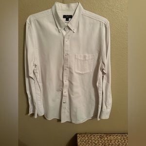 Men's Club Room Button-Down -White - Large